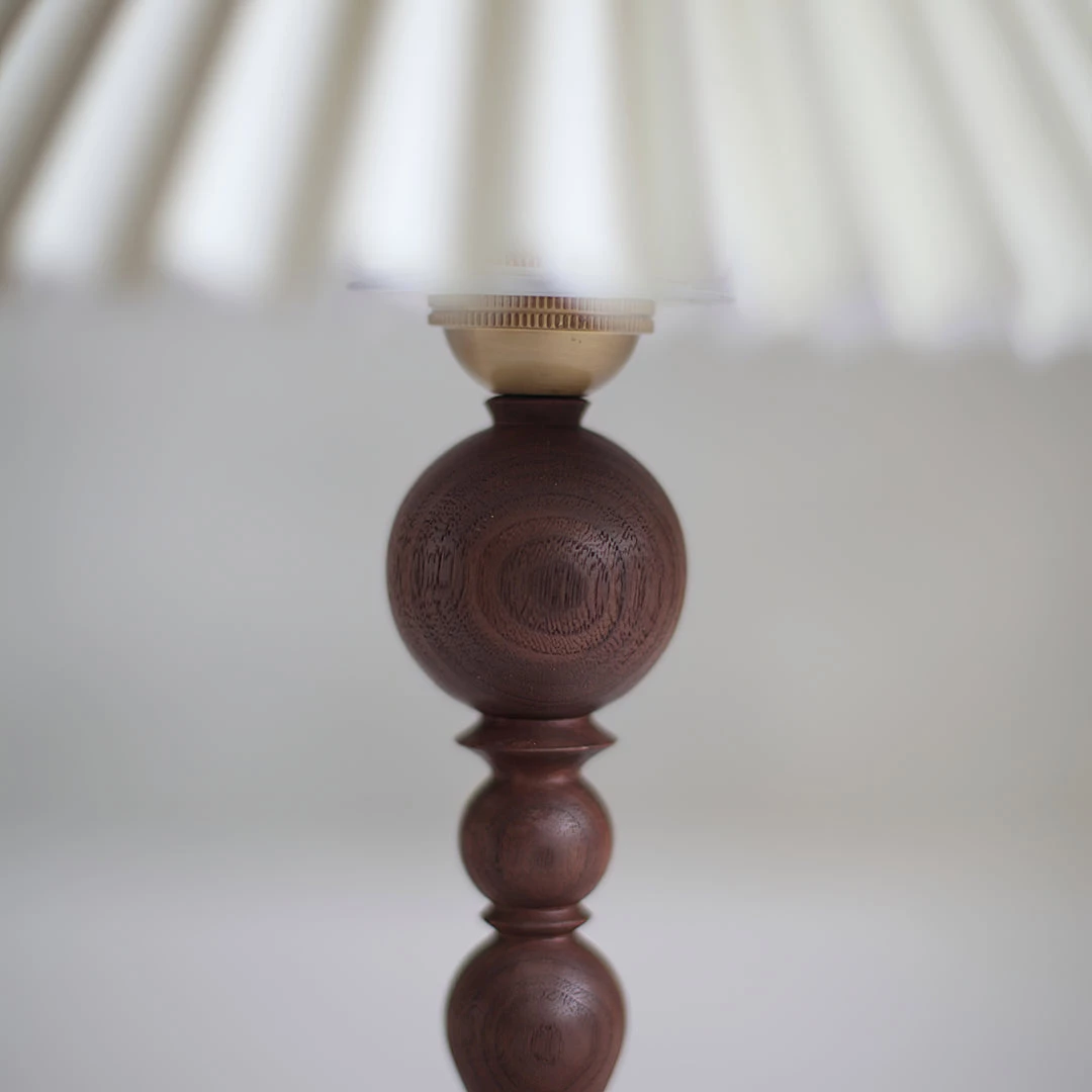 Vakkerlight Bellini Wooden Turned Table Lamp Table Lamps