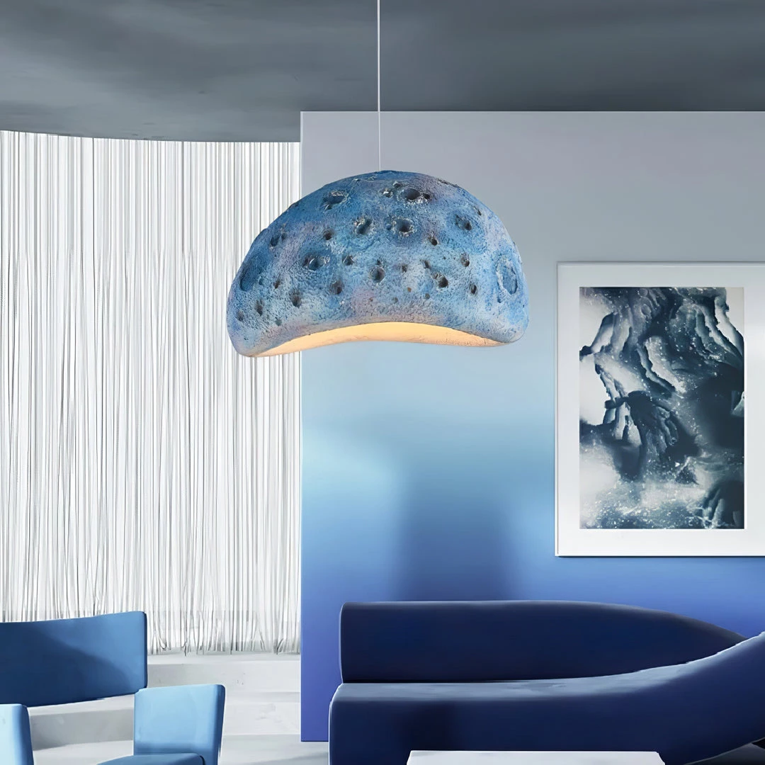 Vakkerlight Pendant Lights Blue Planet Moon Pendant Lamp