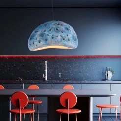 Vakkerlight Pendant Lights Blue Planet Moon Pendant Lamp
