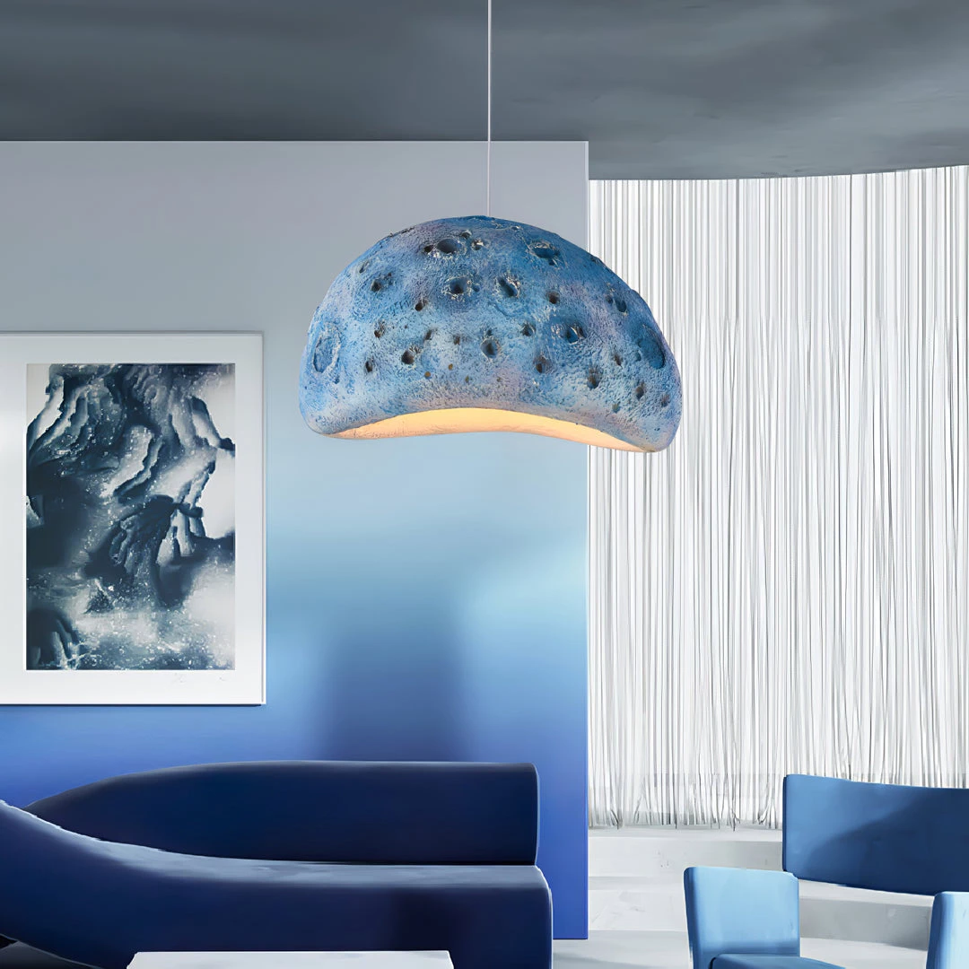 Vakkerlight Pendant Lights Blue Planet Moon Pendant Lamp
