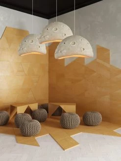 Vakkerlight Pendant Lights Blue Planet Moon Pendant Lamp