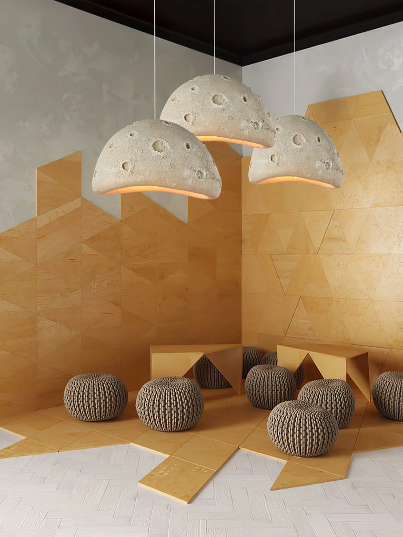 Vakkerlight Pendant Lights Blue Planet Moon Pendant Lamp