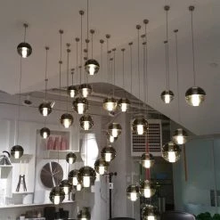 Vakkerlight Ball Crystal Pendant Light