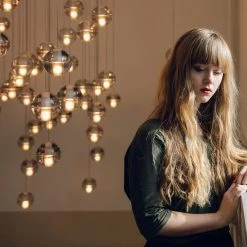 Vakkerlight Ball Crystal Pendant Light