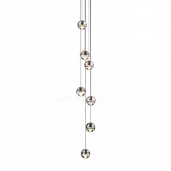 Vakkerlight Ball Crystal Pendant Light