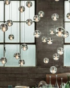 Vakkerlight Ball Crystal Pendant Light