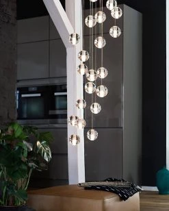 Vakkerlight Ball Crystal Pendant Light