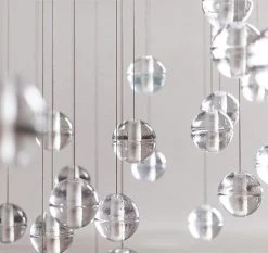Vakkerlight Ball Crystal Pendant Light