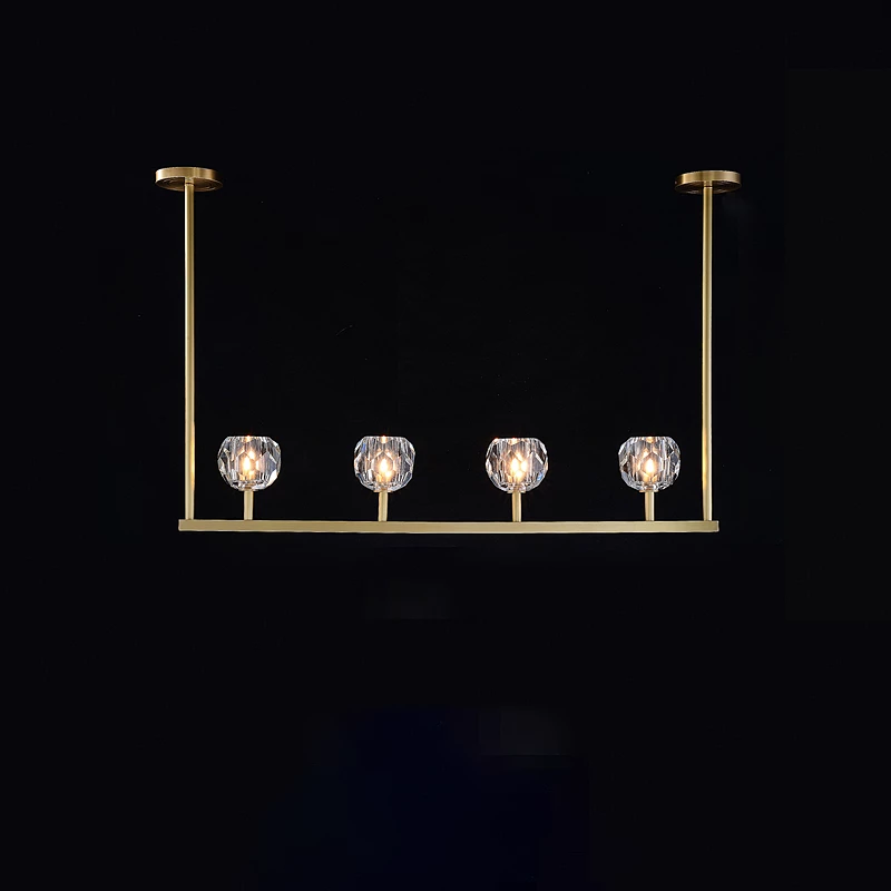 Vakkerlight Chandeliers Crystal Ball Linear Chandelier