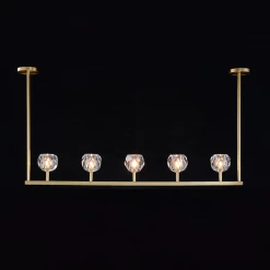 Vakkerlight Chandeliers Crystal Ball Linear Chandelier