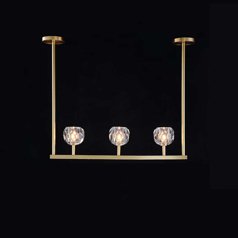 Vakkerlight Chandeliers Crystal Ball Linear Chandelier