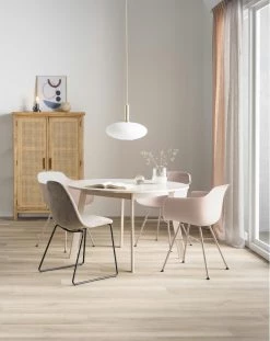 Vakkerlight Brass Pendant & Opal Shade