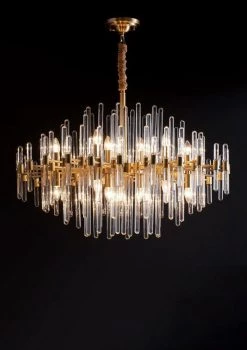 Vakkerlight Antique Brass Chandelier Chandeliers