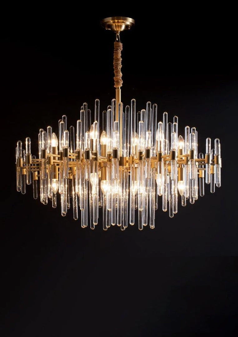 Vakkerlight Antique Brass Chandelier Chandeliers