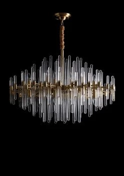 Vakkerlight Antique Brass Chandelier Chandeliers