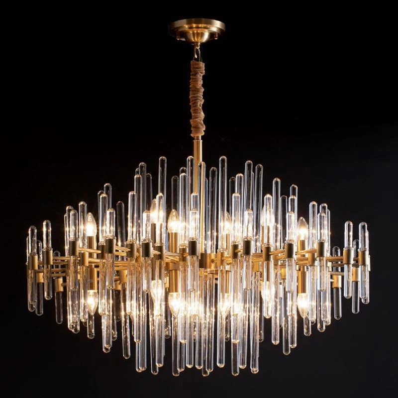 Vakkerlight Antique Brass Chandelier Chandeliers