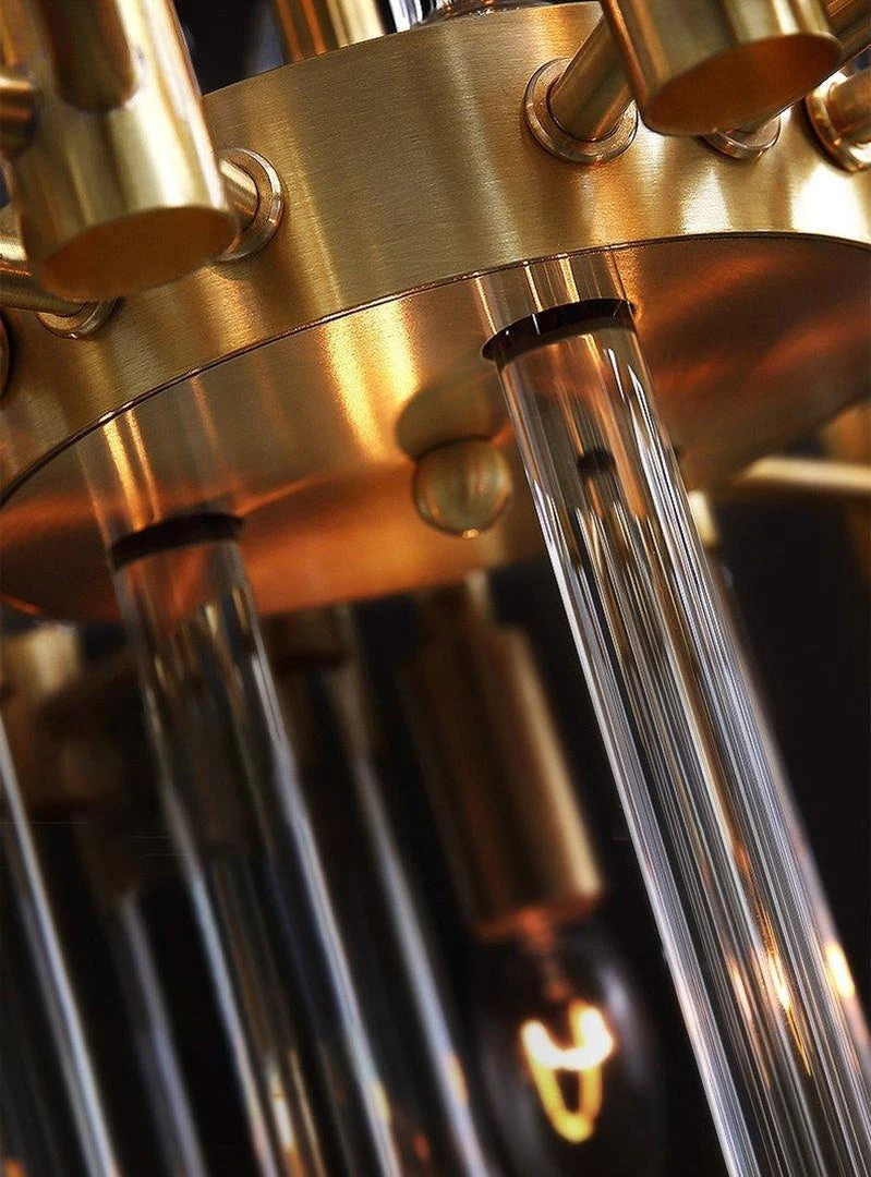 Vakkerlight Antique Brass Chandelier Chandeliers