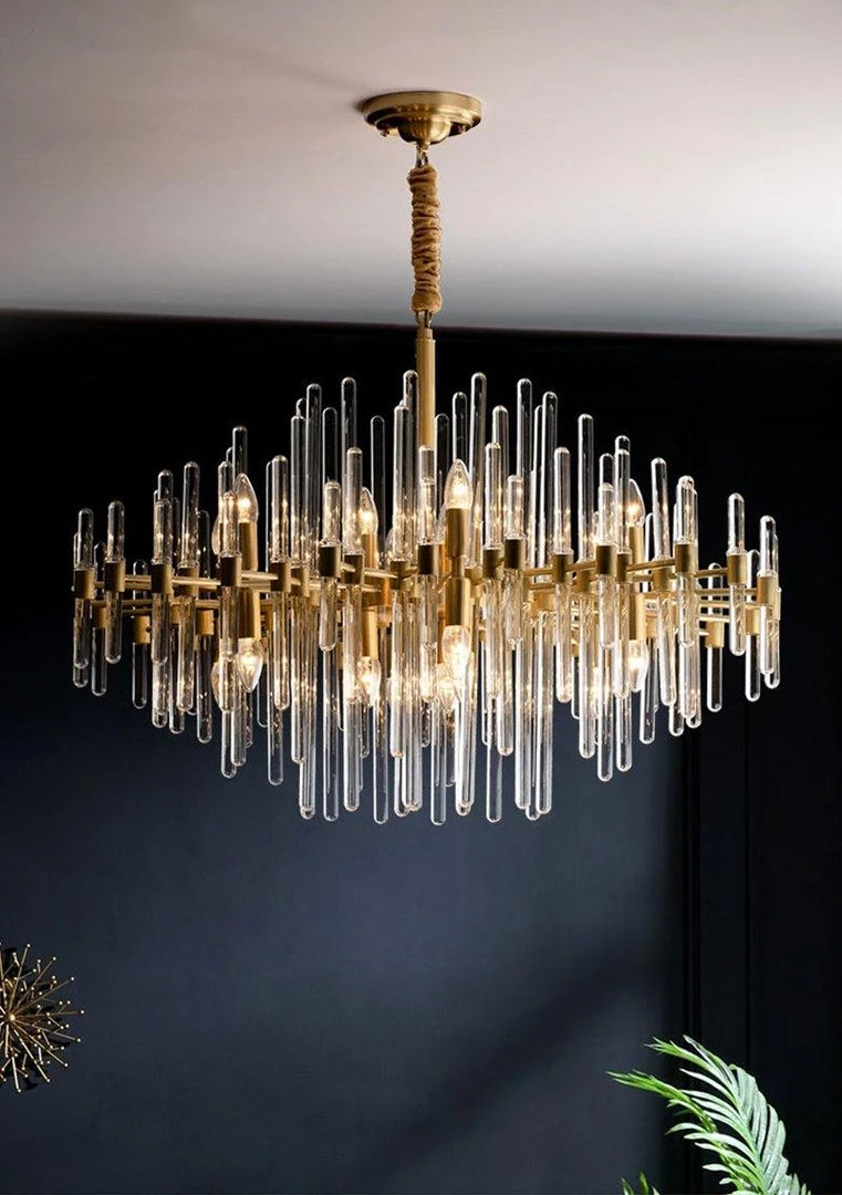 Vakkerlight Antique Brass Chandelier Chandeliers