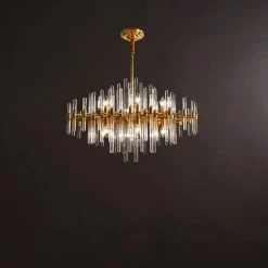Vakkerlight Antique Brass Chandelier Chandeliers