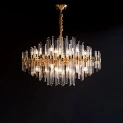 Vakkerlight Antique Brass Chandelier Chandeliers