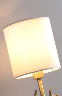 Vakkerlight Brass Deer Head Wall Light