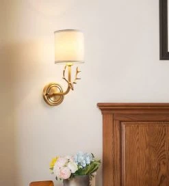 Vakkerlight Brass Deer Head Wall Light