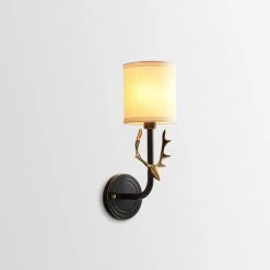 Vakkerlight Brass Deer Head Wall Light