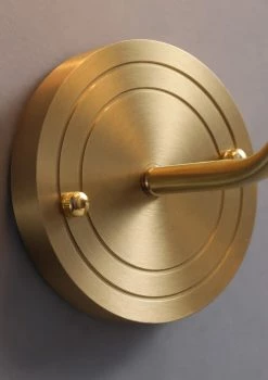 Vakkerlight Brass Deer Head Wall Light