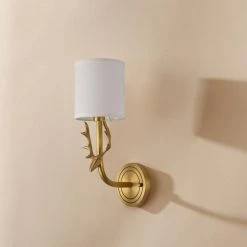 Vakkerlight Brass Deer Head Wall Light