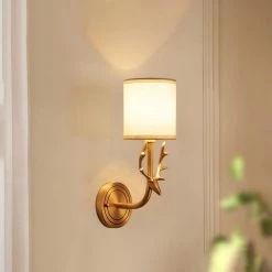 Vakkerlight Brass Deer Head Wall Light
