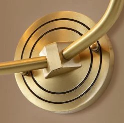 Vakkerlight Brass Deer Head Wall Light