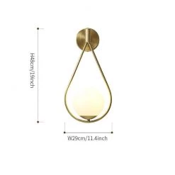 Vakkerlight Brass Vanity Wall Lamp Wall Sconces
