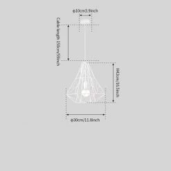 Vakkerlight Pendant Lights Cage Light Frame Pendant