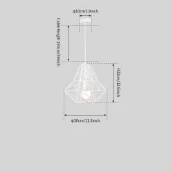 Vakkerlight Pendant Lights Cage Light Frame Pendant