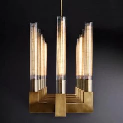 Vakkerlight Chandeliers Cannele Linear Chandelier
