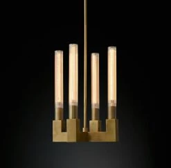 Vakkerlight Chandeliers Cannele Linear Chandelier