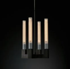 Vakkerlight Chandeliers Cannele Linear Chandelier