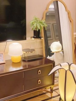 Vakkerlight Creamy Mushroom Table Lamp All Rooms