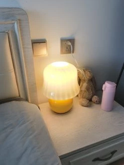 Vakkerlight Creamy Mushroom Table Lamp All Rooms