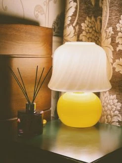 Vakkerlight Creamy Mushroom Table Lamp All Rooms