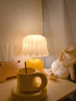 Vakkerlight Creamy Mushroom Table Lamp All Rooms