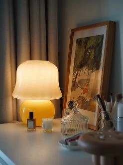 Vakkerlight Creamy Mushroom Table Lamp All Rooms