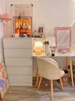 Vakkerlight Creamy Mushroom Table Lamp All Rooms