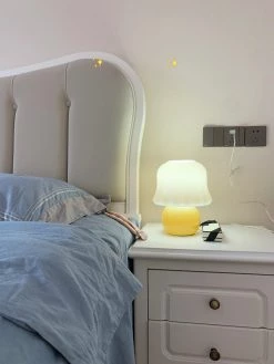 Vakkerlight Creamy Mushroom Table Lamp All Rooms