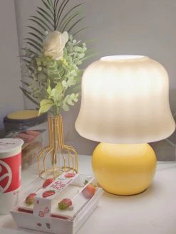 Vakkerlight Creamy Mushroom Table Lamp All Rooms