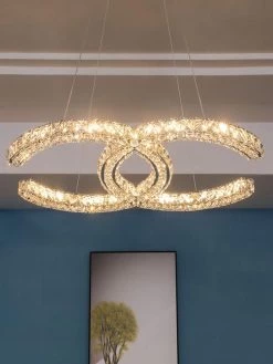 Vakkerlight Stainless Steel Crystal Chandeliers