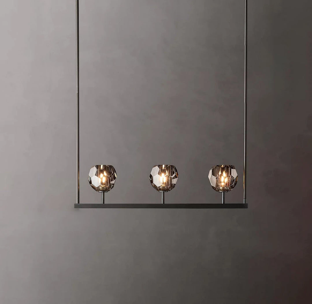 Vakkerlight Chandeliers Crystal Ball Linear Chandelier