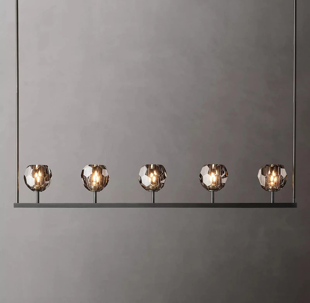 Vakkerlight Chandeliers Crystal Ball Linear Chandelier