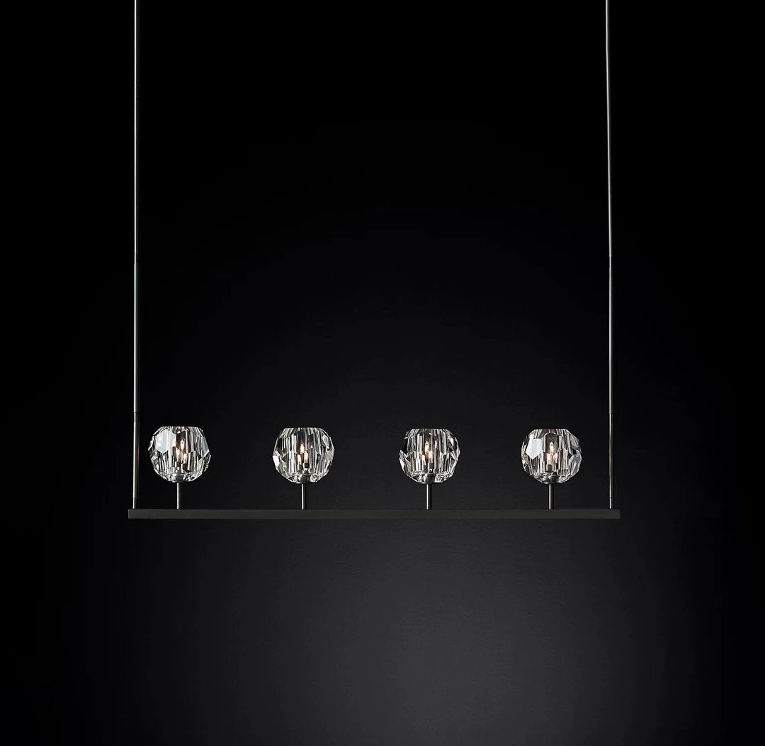 Vakkerlight Chandeliers Crystal Ball Linear Chandelier