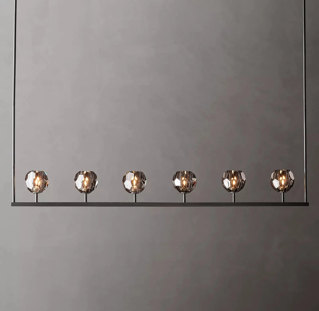 Vakkerlight Chandeliers Crystal Ball Linear Chandelier